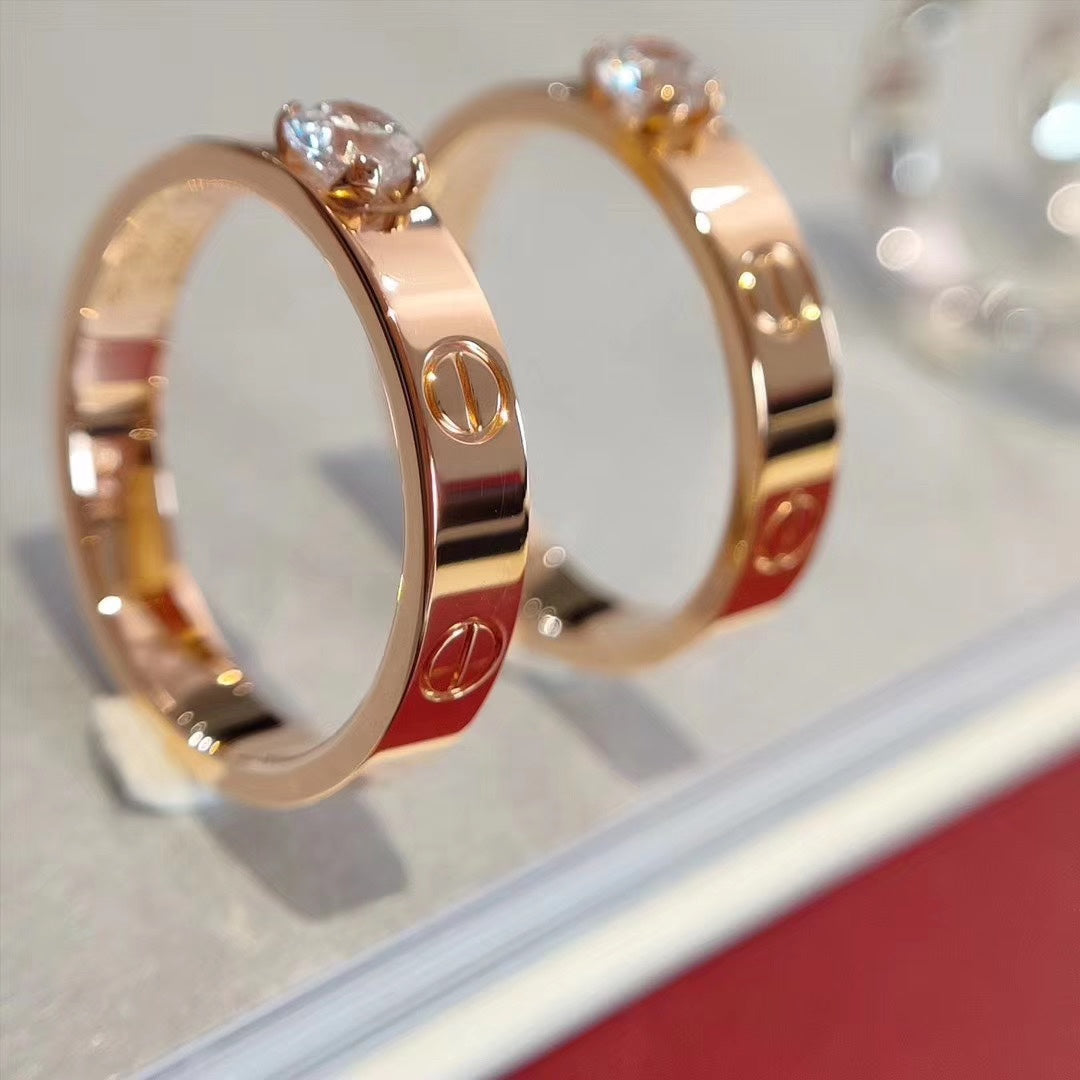 CARTIER LOVE RING 3.6MM 1 BIG DIAMOND