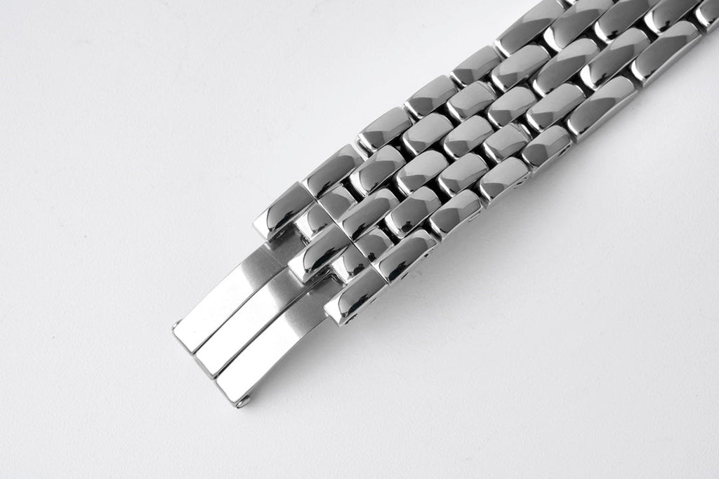PANTHERE 27MM SILVER CASE DIAMOND BEZEL WHITE DIAL