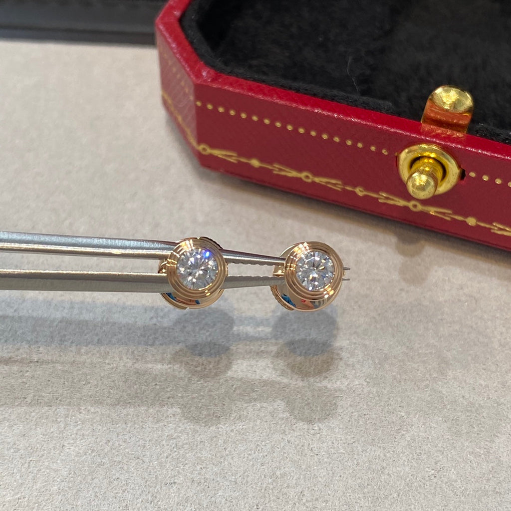 CARTIER DAMOUR DIAMOND EARRINGS