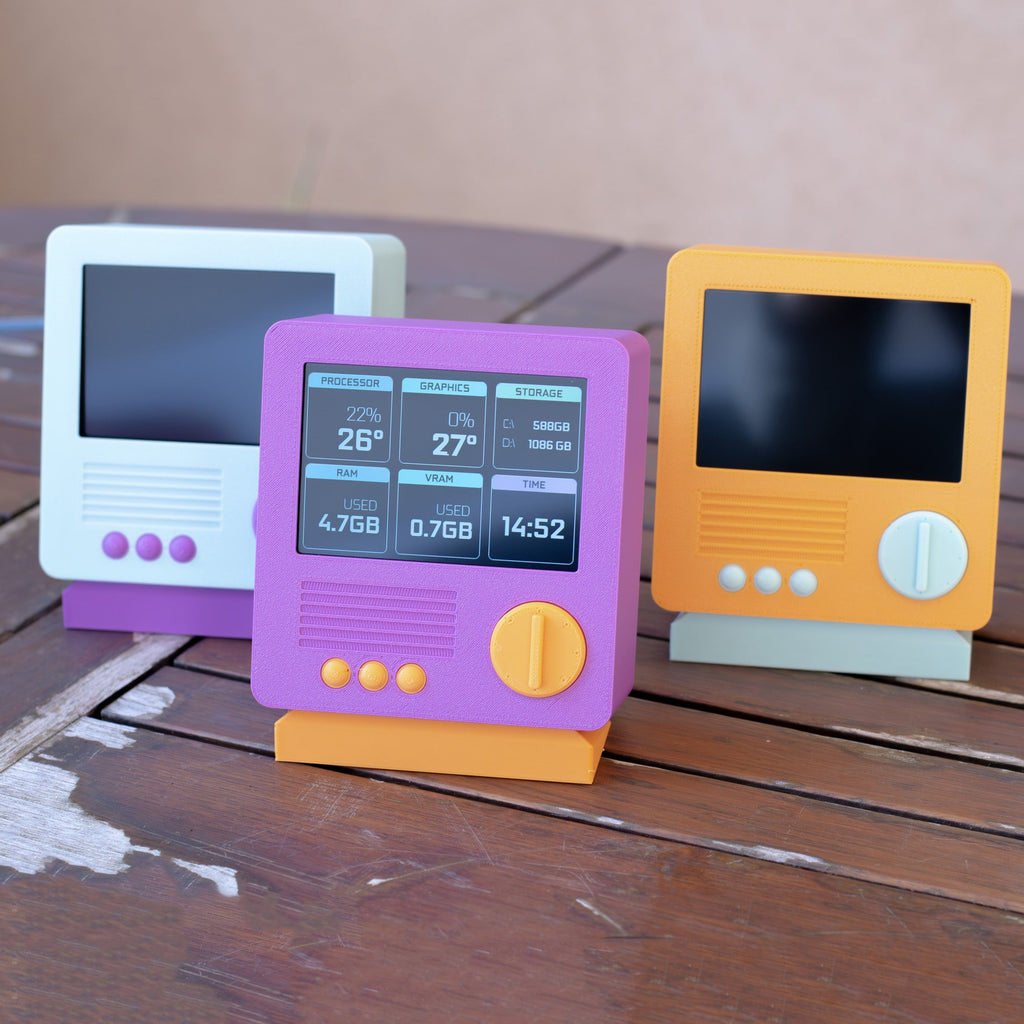 Sensor Panel 3.5 inch - OLD TV Style - AIDA64 (Windows Only)