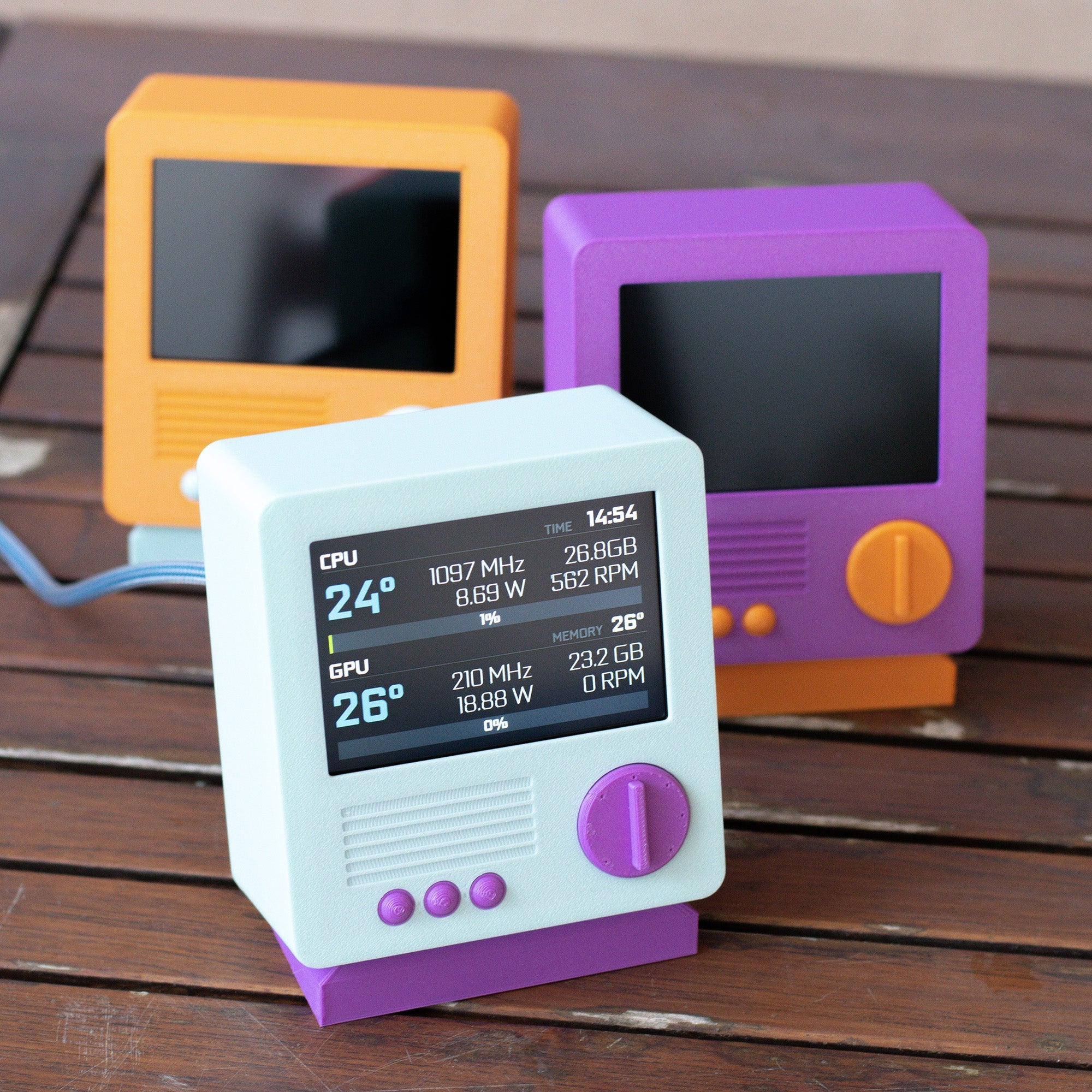 Sensor Panel 3.5 inch - OLD TV Style - AIDA64 (Windows Only)