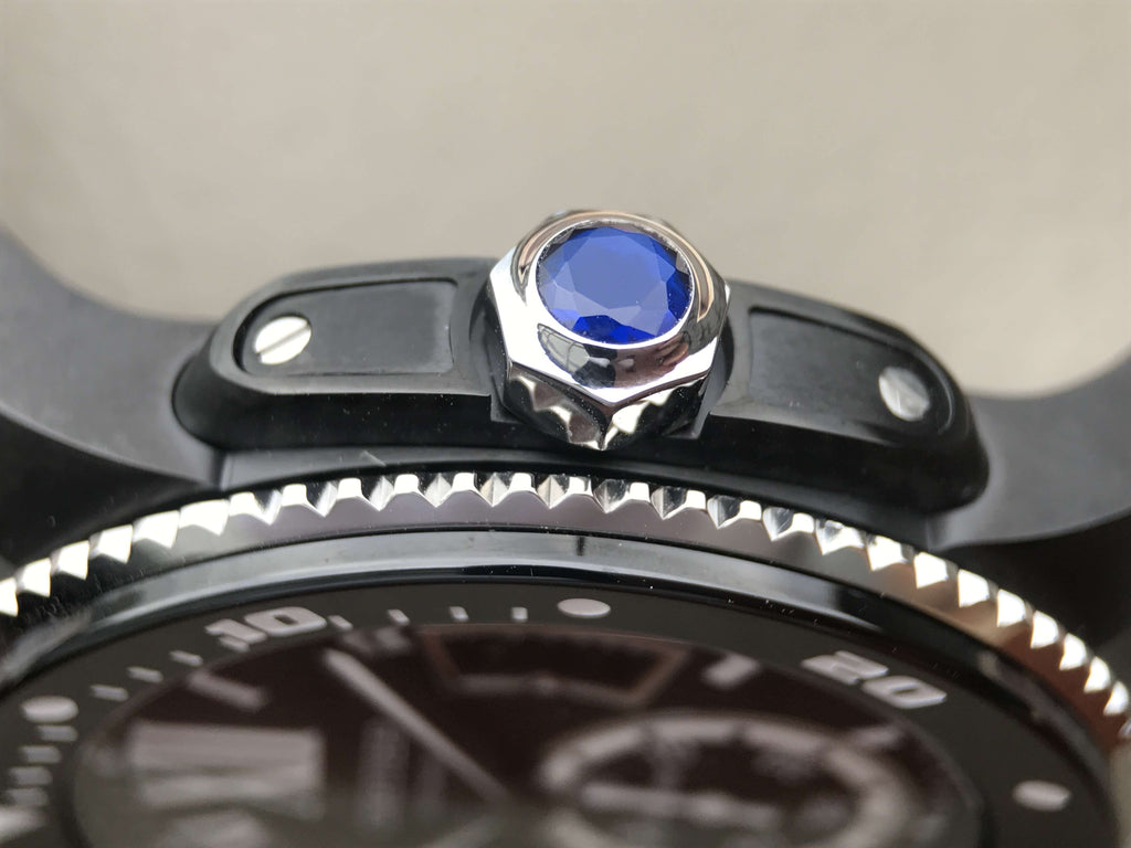 CALIBRE DIVER 42 AUTOMATIC BLACK CASE STEEL BEZEL