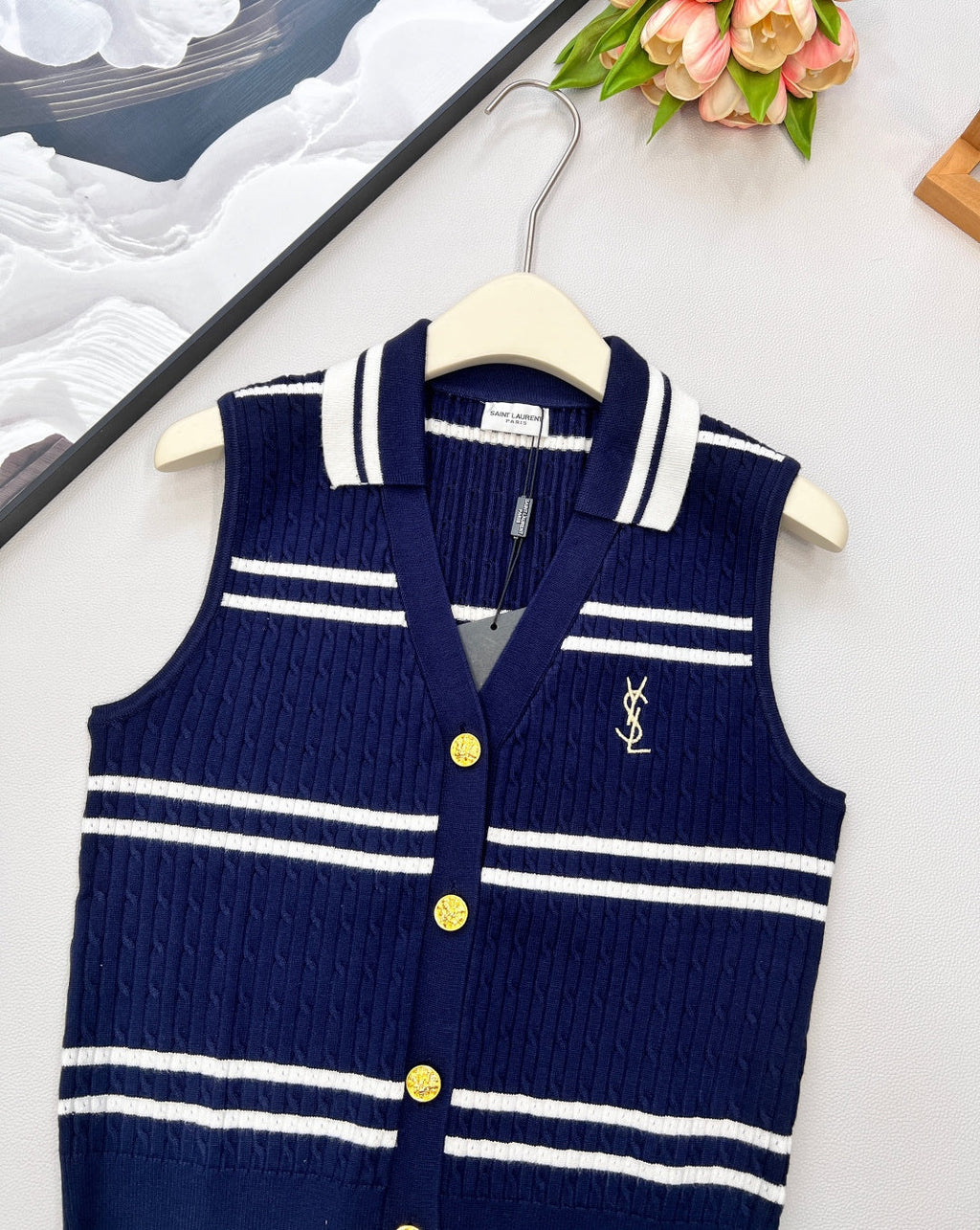YSL 25S KNIT VEST STYLE 107